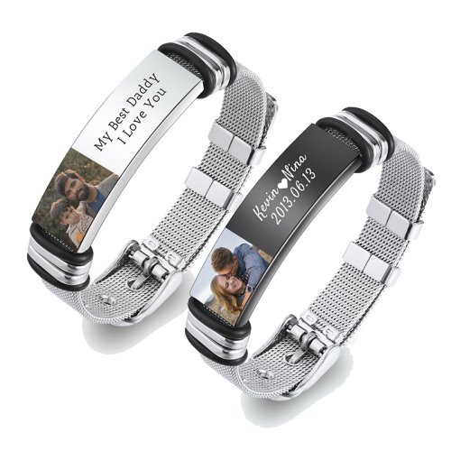 Bild von Personalisiertes Foto-Armband – Dein besonderer Moment am Handgelenk