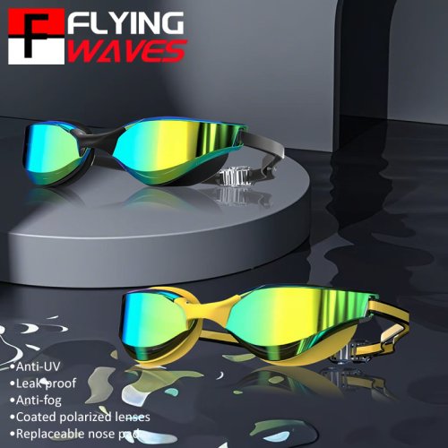 Bild von Professionelle Anti-Beschlag Schwimmbrille mit UV-Schutz und HD-Sicht für Erwachsene – Verstellbares Silikonband für Männer und Frauen