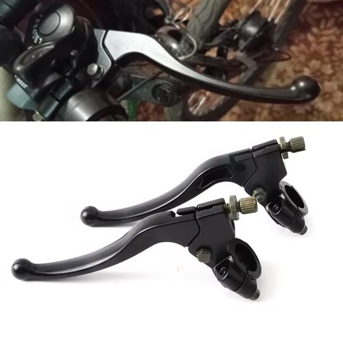 Afbeelding van Universele Motorfiets Stuurhevels met Rem, Koppeling en Handvat – Geschikt voor Pit Bike, ATV, Crossmotor, Scooter en Motocross