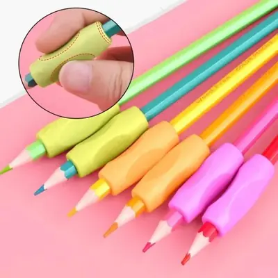 Image de Porte-Crayon Silicone - Aide à l'Écriture pour Enfants & Adultes