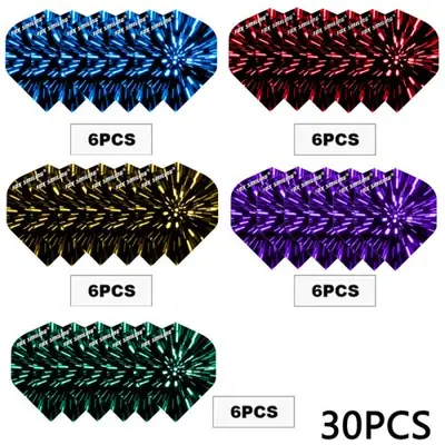 Image de Fléchettes Professionnelles - 30 Pièces avec Plumes Fox Souriant