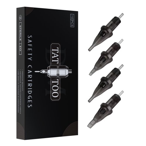 Immagine di DM 10PCS Cartucce per aghi per tatuaggio 0.35MM RL RS RM M1 Aghi per tatuaggio di sicurezza a membrana sterilizzata monouso