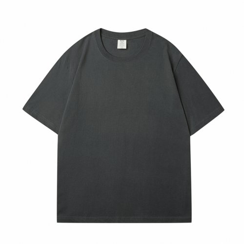 Immagine di WAVLATII nuove donne magliette in cotone solido femminile verde scuro oversize Casual Soft Tees Unisex manica corta estate top