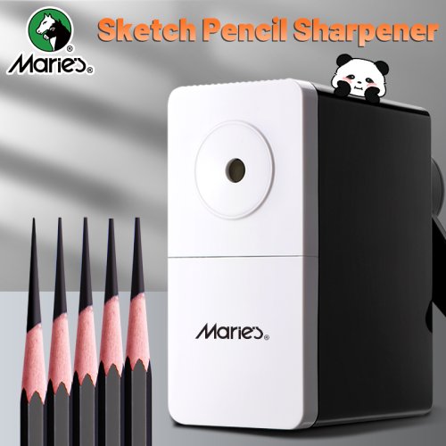 Image of Marie's Professional Manual Pencil Sharpener with 5 Adjustable Long Nibs – Ideal for Graphite, Colored Pencils, Art, Sketching & Drawing