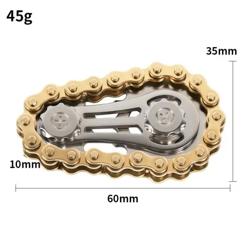 Image de Fidget Spinner Métal Gyroscopique - Anti-Stress & Détente