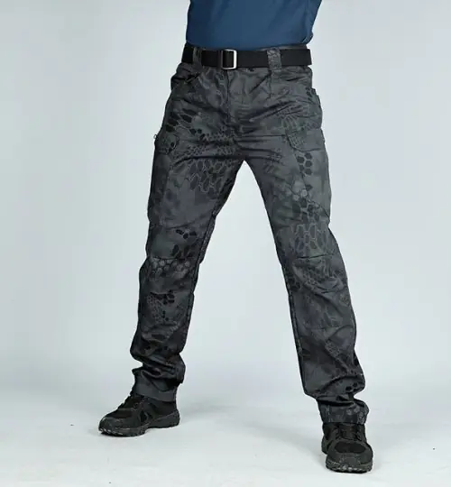 Image de Pantalon Cargo Tactique Homme - Imperméable & Multi-Poches