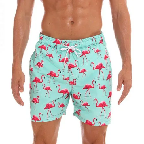 Groene flamingo