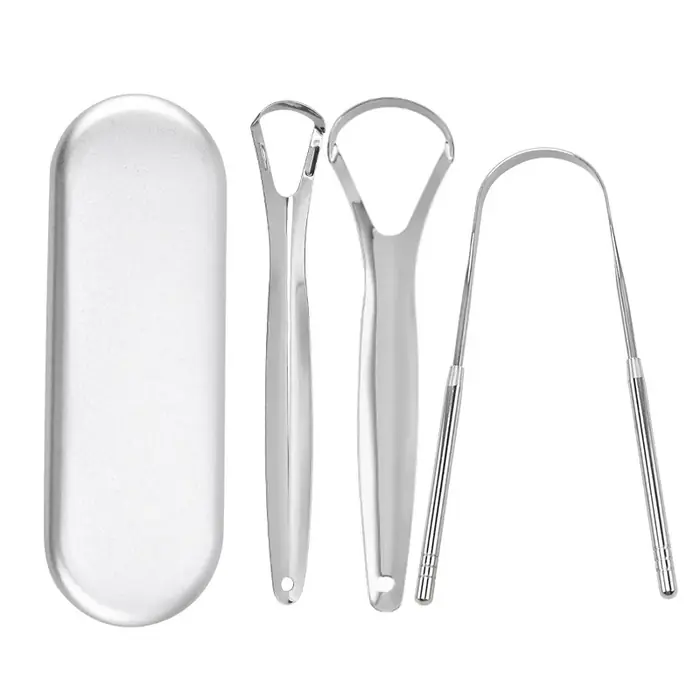 Image de Kit de Nettoyage Buccal 3 Pièces - Langue Propre & Haleine Fraîche