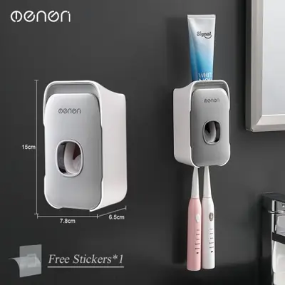Image de Distributeur de Dentifrice Mural Sans Poinçon