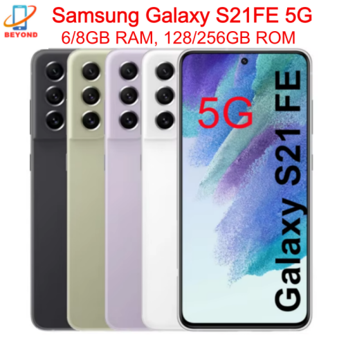 Image of Samsung Galaxy S21 FE S21FE 5G G990U1 G9900 6.4" ROM 128/256GB RAM 6/8GB Snapdragon NFC Original Unlocked Android Cell phone