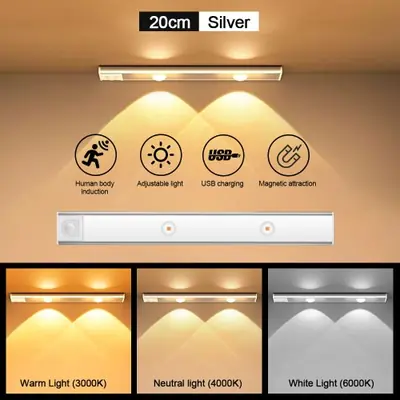 Image de Lampe LED Ultra Mince avec Capteur de Mouvement