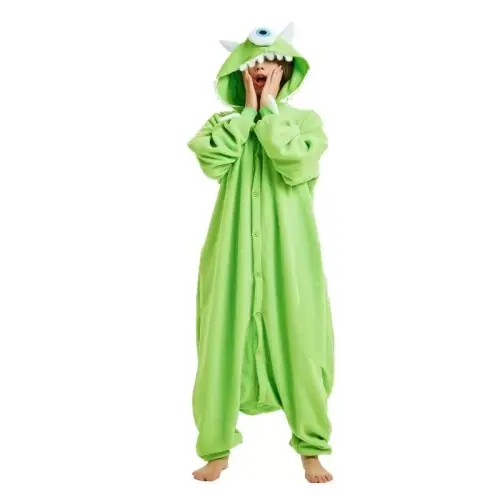 Image de Onesie Kigurumi Sully & Mike - Pyjama Animaux Anime pour Couple