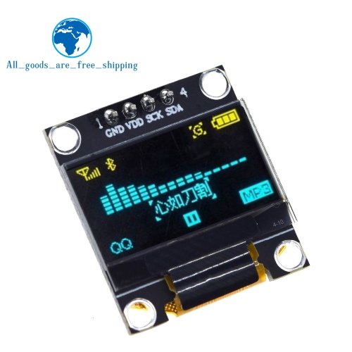 Módulo de Pantalla OLED Blanca de 0.96 Pulgadas 128x64 con Interfaz I2C SSD1306 para Arduino - Certificado RoHS