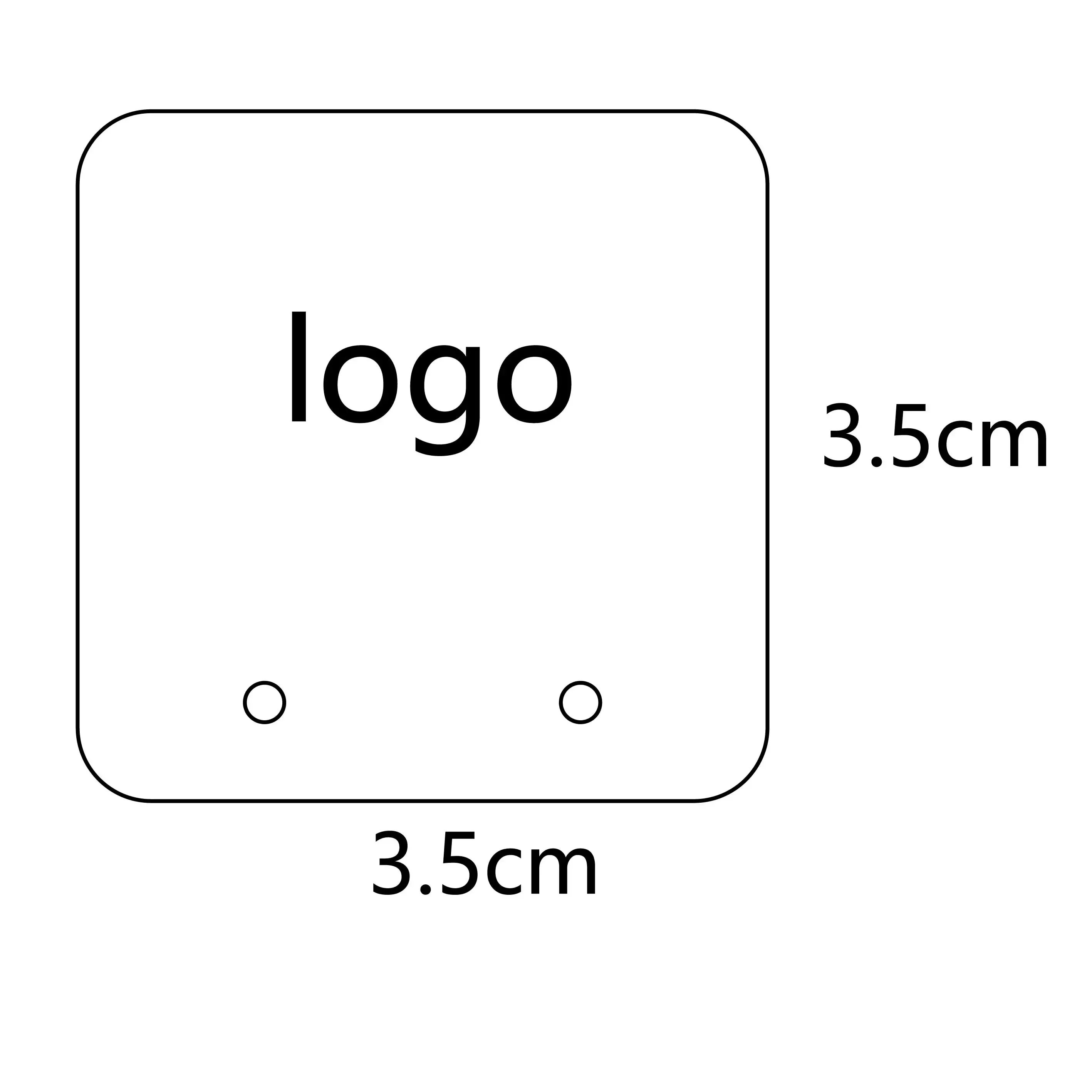 3.5X3.5CM M
