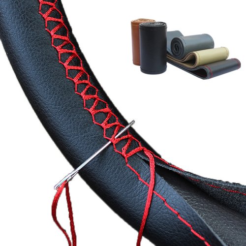 Imagen de Fundas para Volante DIY de Cuero y Fibra Suave