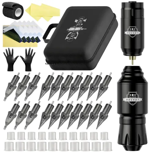 Image de Kit Tatouage Sans Fil Mini - Tout-en-Un pour Professionnels & Débutants