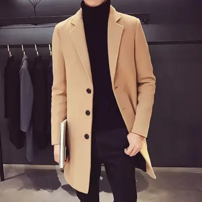 Image de Manteau Homme Automne-Hiver 2023 - Élégant & Chaud