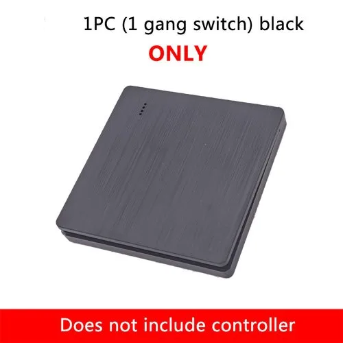RF zwart 1 gang