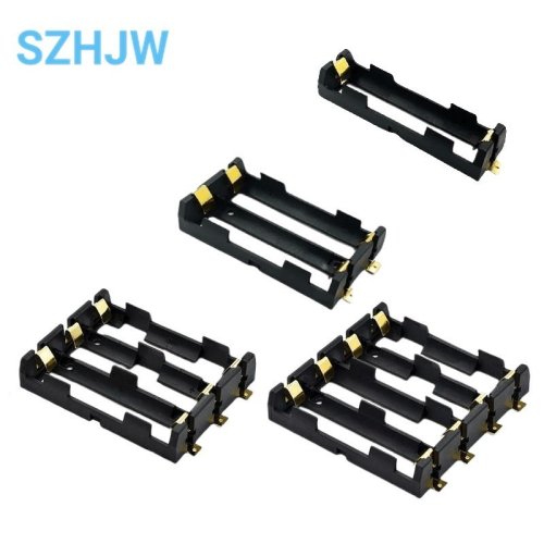 Image de Support Batterie 18650 SMT - Boîte de Rangement avec Broches en Bronze