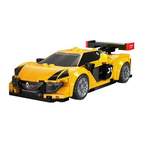 Imagen de Juego de Construcción con Coche Renault Super Sports Car a Escala 1:24 - Juguetes de Bloques Retro para Niños, Regalo Ideal de Navidad