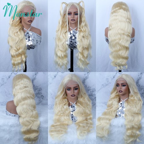Zdjęcie Peruka z Ludzkich Włosów Blond 613 – Naturalny Wygląd i Komfort