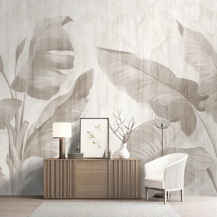 Image de Papier Peint 3D Nordique - Déco Murale Élégante