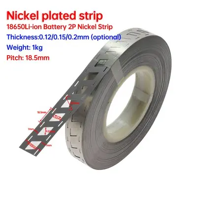 Image de Bande de Nickel 1kg - Pour Batteries 18650
