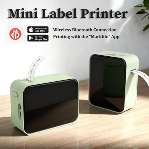 Immagine di Stampante Portatile per Etichette MarkLife P15 – Mini Stampante Termica Bluetooth da 12/15 mm con App per Smartphone