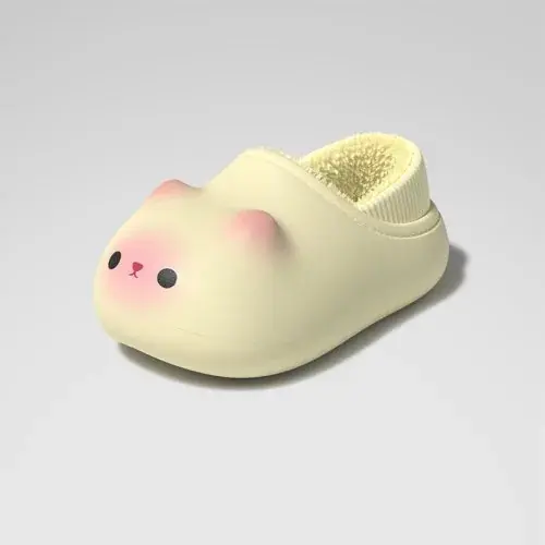 Jaune lapin-mocassin