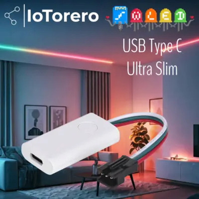Image de Contrôleur LED USB WLED Slim Type-C Portable