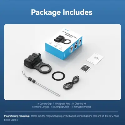 Image de Poignée Magnétique Téléphone pour Selfies et Vidéos