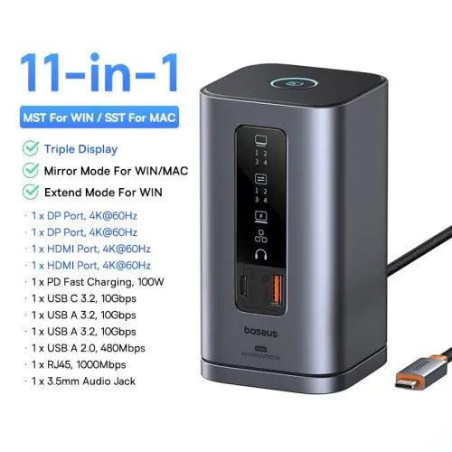 11 en 1 HDMI DP