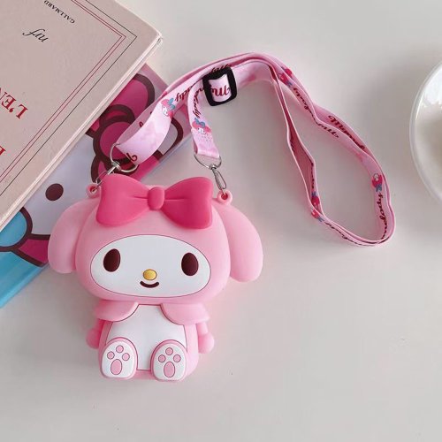 Image of Adorable Sanrio-Inspired Silicone Crossbody Bag – Cute Cartoon Storage Pouch for Kids & Toddlers