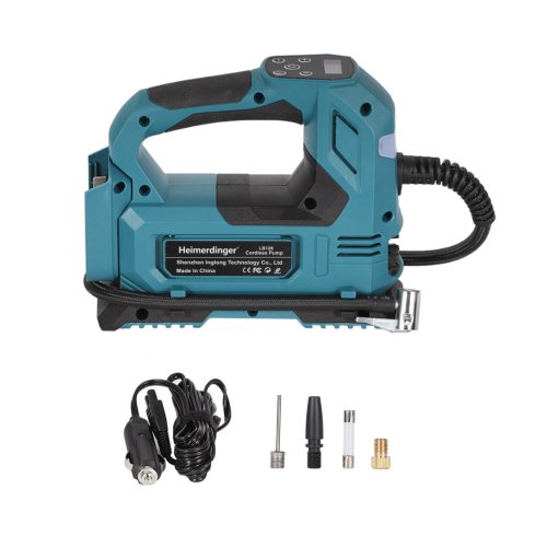 Image de Gonfleur Sans Fil 18V - Pompe à Air Portable pour Vélo et Voiture