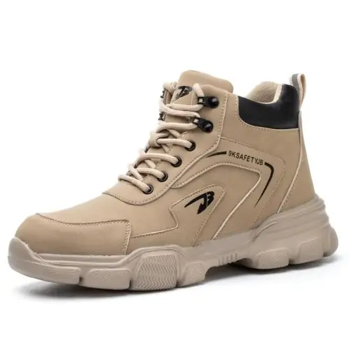 Image de Bottes de Sécurité Anti-Écrasement Homme - Protection Robuste & Confort Hiver
