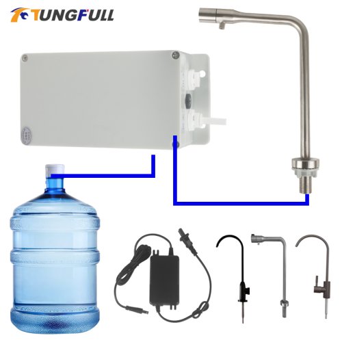 Imagen de Bomba de Agua Automática Portátil de 2.7 L para Grifo, Ideal para RV, Camping y Cocina Doméstica - Bomba Eléctrica con Succión Automática
