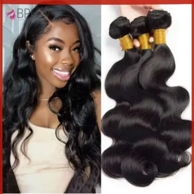 Image de Extensions cheveux brésiliens ondulés 30 pouces - Noir naturel
