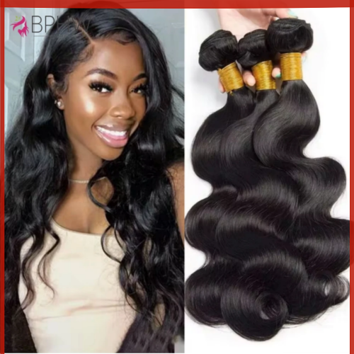 Immagine di Estensioni Capelli Remy Brasiliane Onda del Corpo 30 Pollici - 100g, Nero Naturale, 1-3-4 Pezzi, Tessuto Umido e Sano