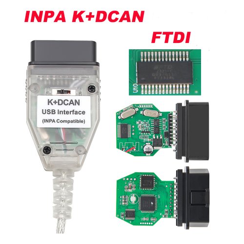 Zdjęcie K DCAN K+CAN Chip FTDI OBD2 Narzędzia Diagnostyczne do Samochodów Skaner OBD 2 Kabel Interfejsu USB K + DCAN Kabel Diagnostyczny OBD
