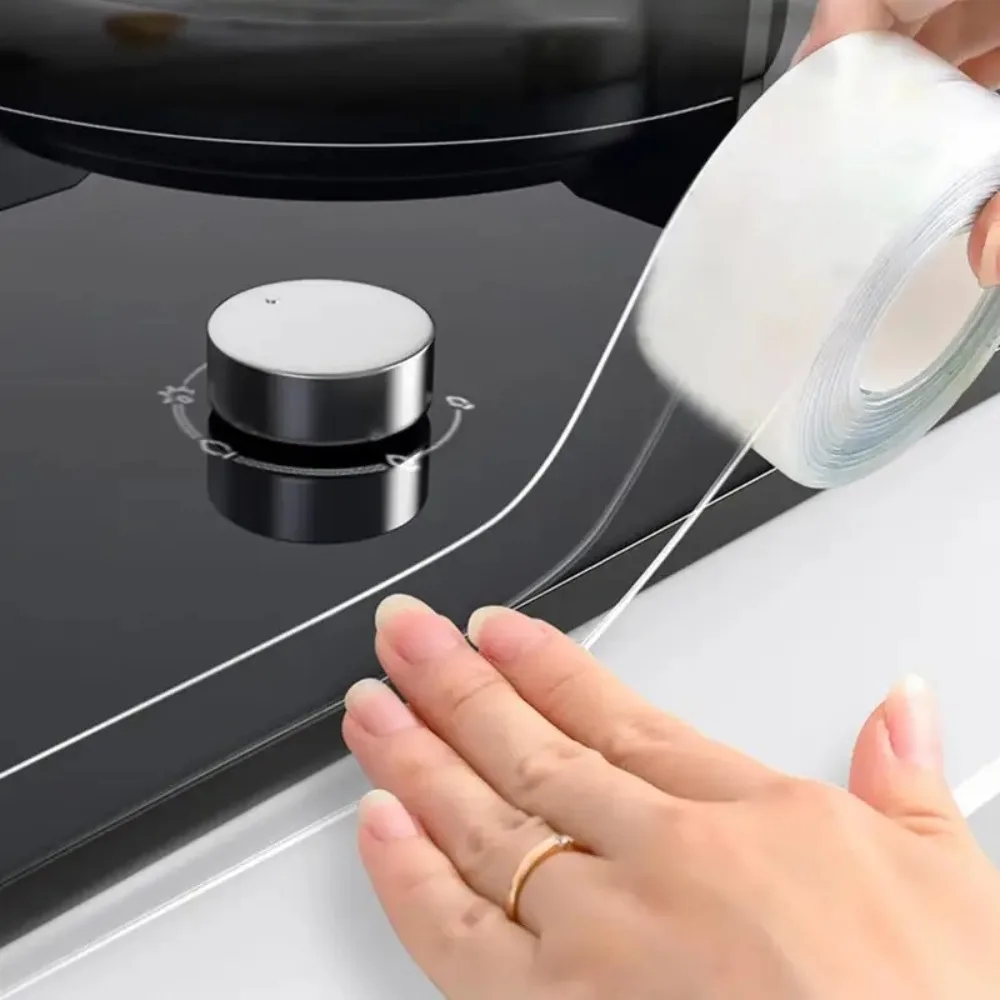 Image of Natural Rubber Waterproof Sealant Tape for Bathtub, Toilet, and Kitchen – Self-Adhesive Caulking Strip for Indoor Use