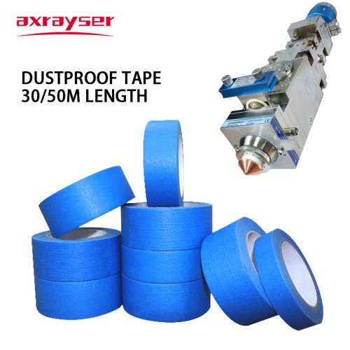 Image of Premium Blue Dust-Proof Protective Tape for Fiber Laser Cutting Machines – 50 Rolls, 20m Each, High-Temp Resistant, No Residue, Laser Head Protection