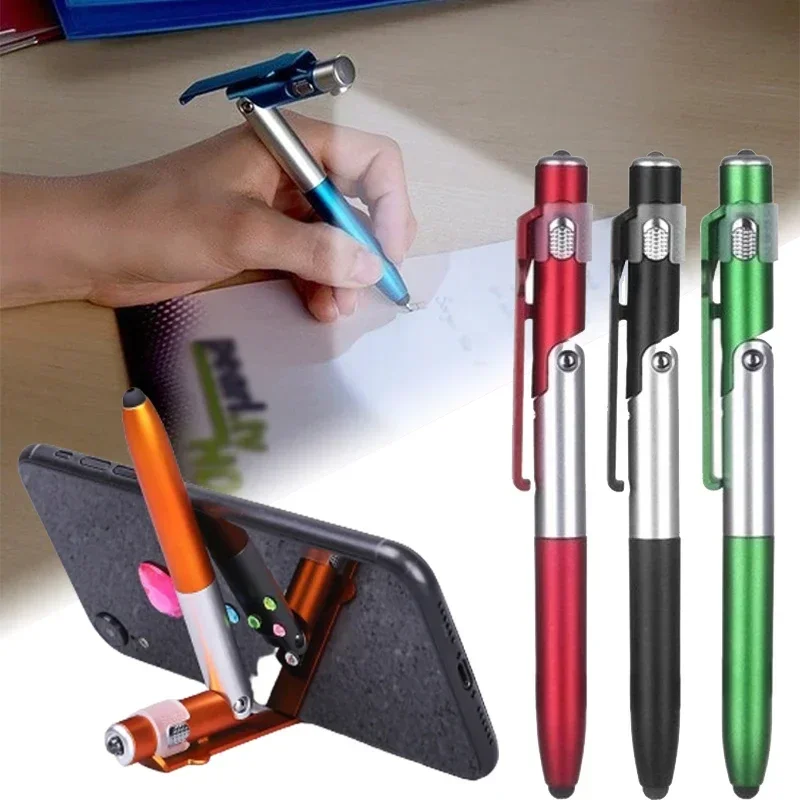 Afbeelding van 4-in-1 Multifunctionele Balpen met Stylus en Zaklamp