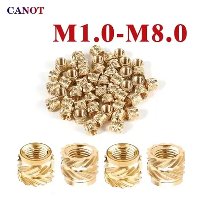 Image de Inserts Filetés en Laiton - Kit 10 Pièces pour Fixations Solides