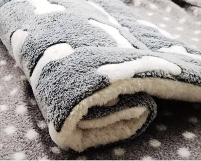 Image de Lit Confortable pour Chien et Chat - Flanelle Épaisse