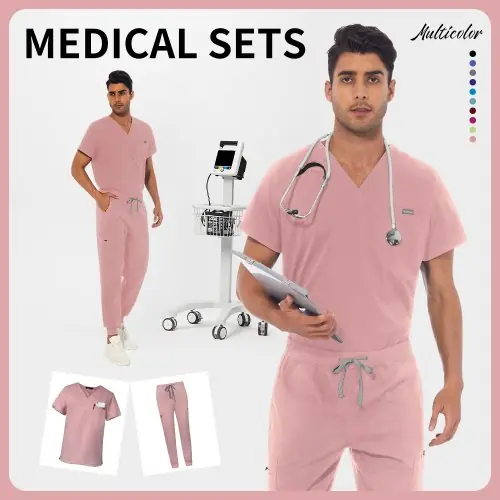 Image de Uniformes Médicaux Professionnels - Tenues de Soins Multicolores