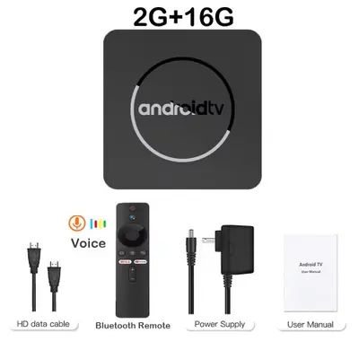 Image de Box TV Q10 Android 14 - 4K/8K, WiFi 2.4G & 5G, Google Voice