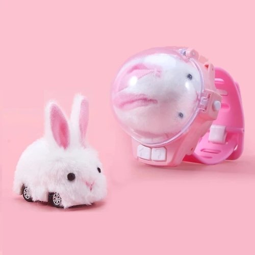 Imagen de Mini reloj de coche RC para niños, juguetes con luces LED, 2,4 GHz, coche de juguete RC, reloj, cone...