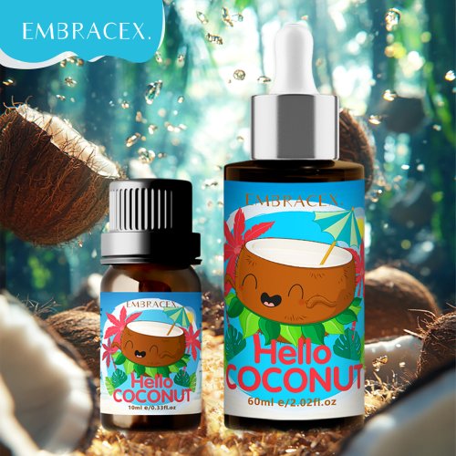 Zdjęcie Najlepszy olejek kokosowy 10ml i 60ml – naturalne perfumy kokosowe z długotrwałym zapachem, idealne na lato, do świec zapachowych i prezentów