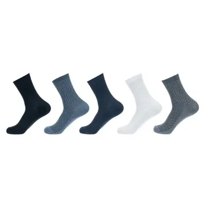 Image de Chaussettes Homme Bambou Noir - Lot de 5 Paires