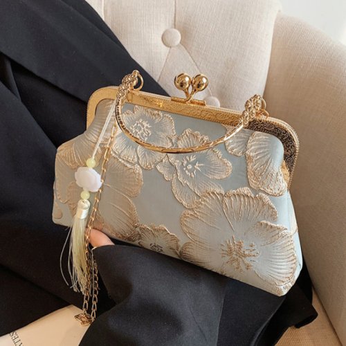 Afbeelding van Elegante Chinese Geborduurde Schoudertas